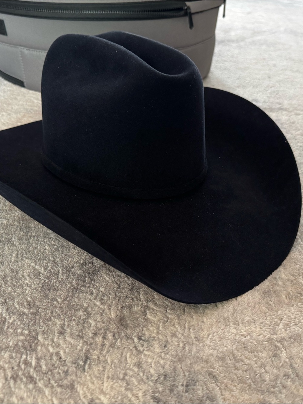 American Hat Co. Navy 40x Felt Western Hat - Picture 4 of 12
